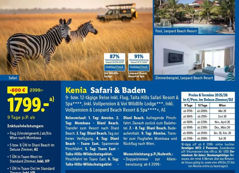 Baden - Kenia Safari &