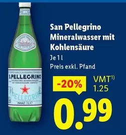 Mineralwasser mit Kohlensäure