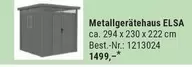 Elsa - Metallgerätehaus ELSA