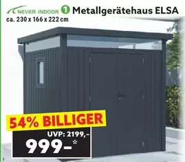 Elsa - Metallgerätehaus ELSA