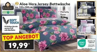 Aloe-Vera Jersey-Bettwäsche