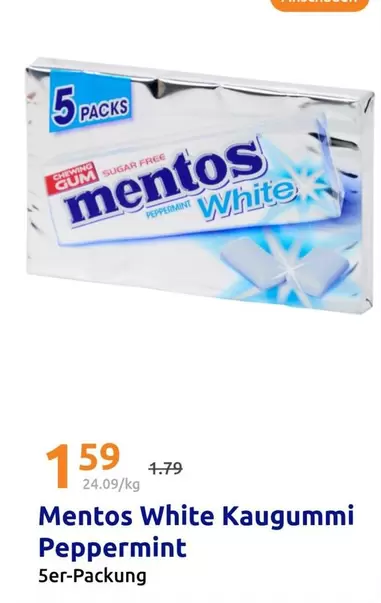Free - White Kaugummi Peppermint