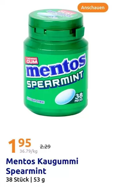 Free - Kaugummi Spearmint