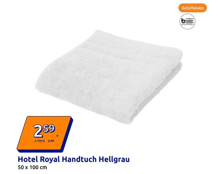 Royal - Hotel  Handtuch Hellgrau