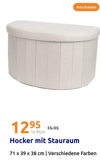 Hocker mit Stauraum