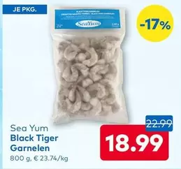 Tiger - Black  Garnelen