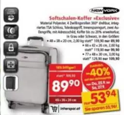 Schwarz - Softschalen-Koffer Exclusives