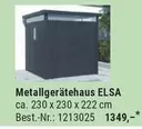 Elsa - Metallgerätehaus ELSA