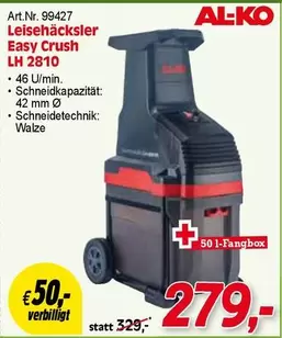 Easy - Leisehäcksler  Crush LH 2810