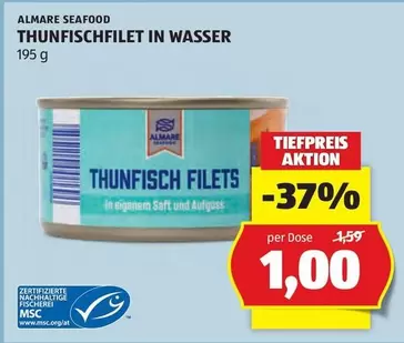 Thunfisch - THUNFISCHFILET IN WASSER