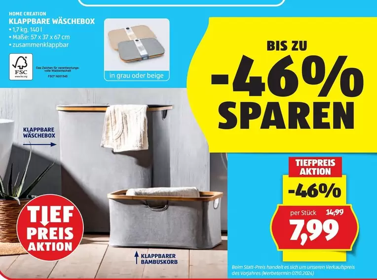 KLAPPRARE WÄSCHEBOX