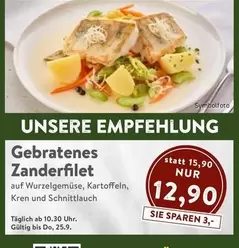 Kren - Gebratenes Zanderfilet