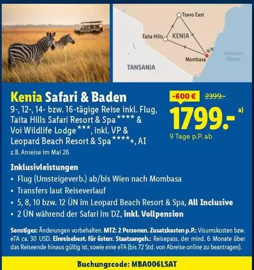 Baden - Kenia Safari &