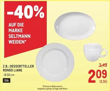 DESSERTTELLER RONDO LIANE