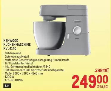 Kenwood - KÜCHENMASCHINE KVL4140