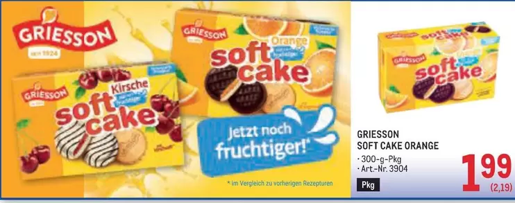 Orange - SOFT CAKE ORANGE