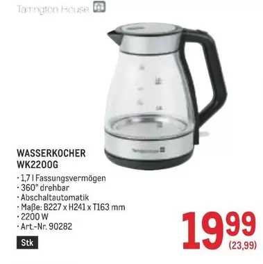 WASSERKOCHER WK2200G