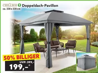Doppeldach-Pavillon