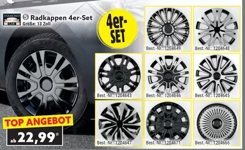 Radkappen 4er-Set