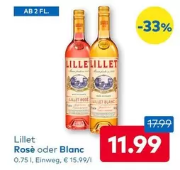 Lillet - Rosè oder Blanc