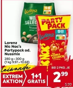 Party - Nic Nac's pack od. Nussmix