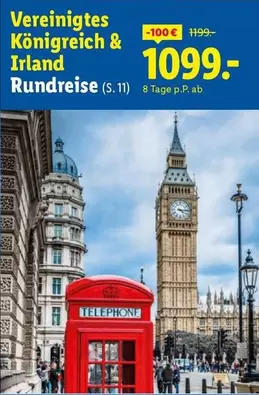Vereinigtes Königreich & Irland Rundreise