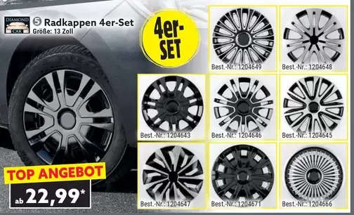 Radkappen 4er-Set