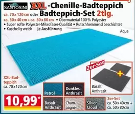 Cloud - XXXL-Chenille-Badteppich Badteppich-Set