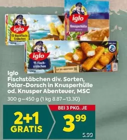 Fischstäbchen div. Sorten, Polar-Dorsch in Knusperhülle od. Knusper Abenteuer, MSC