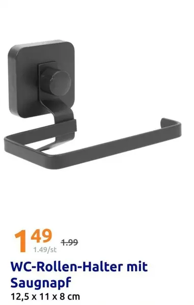 WC-Rollen-Halter mit Saugnapf