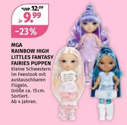 Rainbow - RAINBOW HIGH LITTLES FANTASY FAIRIES PUPPEN