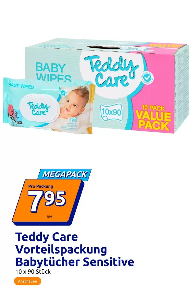 Teddy - Vorteilspackung Babytücher Sensitive