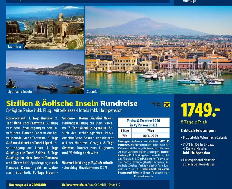 Park - Sizilien & Äolische Inseln Rundreise