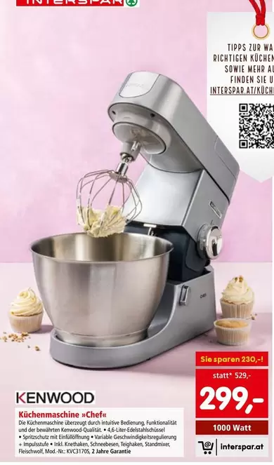 Kenwood - Küchenmaschine «Chef»