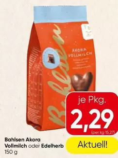 Akora Vollmilch oder Edelherb