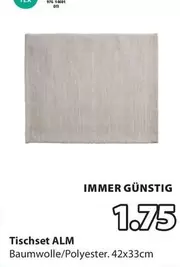 Tischset ALM