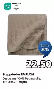 Steppdecke SIVBLOM