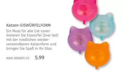 Katzen-EISWÜRFELFORM