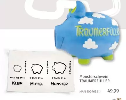 Monster - schwein TRAUMERFÜLLER