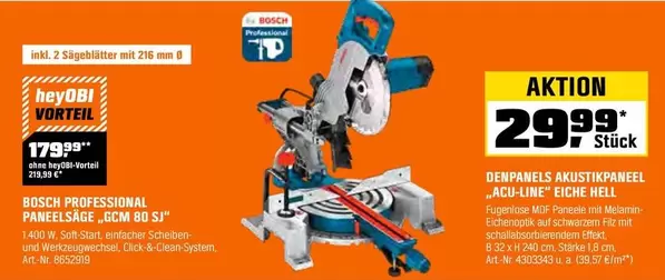 Bosch - PANEELSAGE GCM 80 S