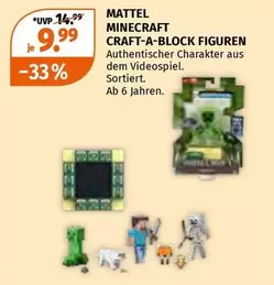 Minecraft - MINECRAFT CRAFT-A-BLOCK FIGUREN