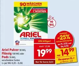 Pulver, Flüssig oder Pods