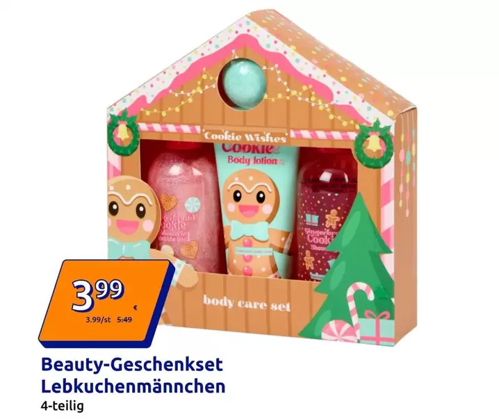 Bubble - Beauty-Geschenkset Lebkuchenmännchen