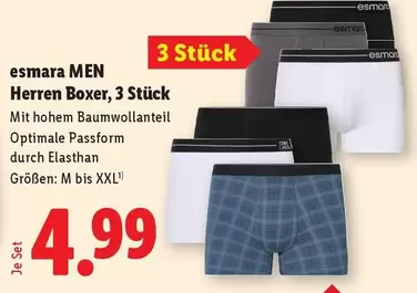 Herren Boxer, 3 Stück