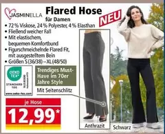 Schwarz - Flared Hose