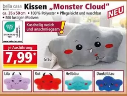 Cloud - Kissen „Monster "