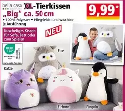 Pinguin - XL-Tierkissen