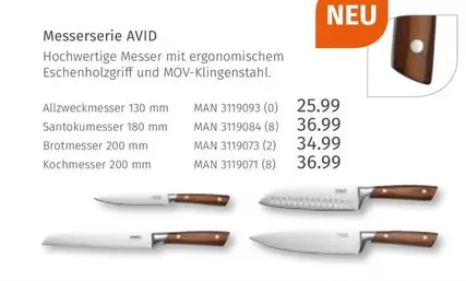 Messerserie AVID