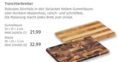 Tranchierbretter
