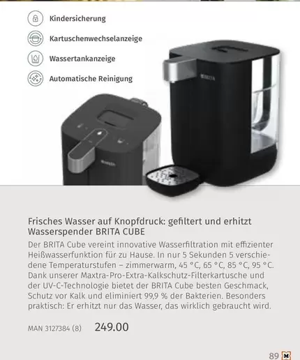 Cube - Wasserspender BRITA CUBE